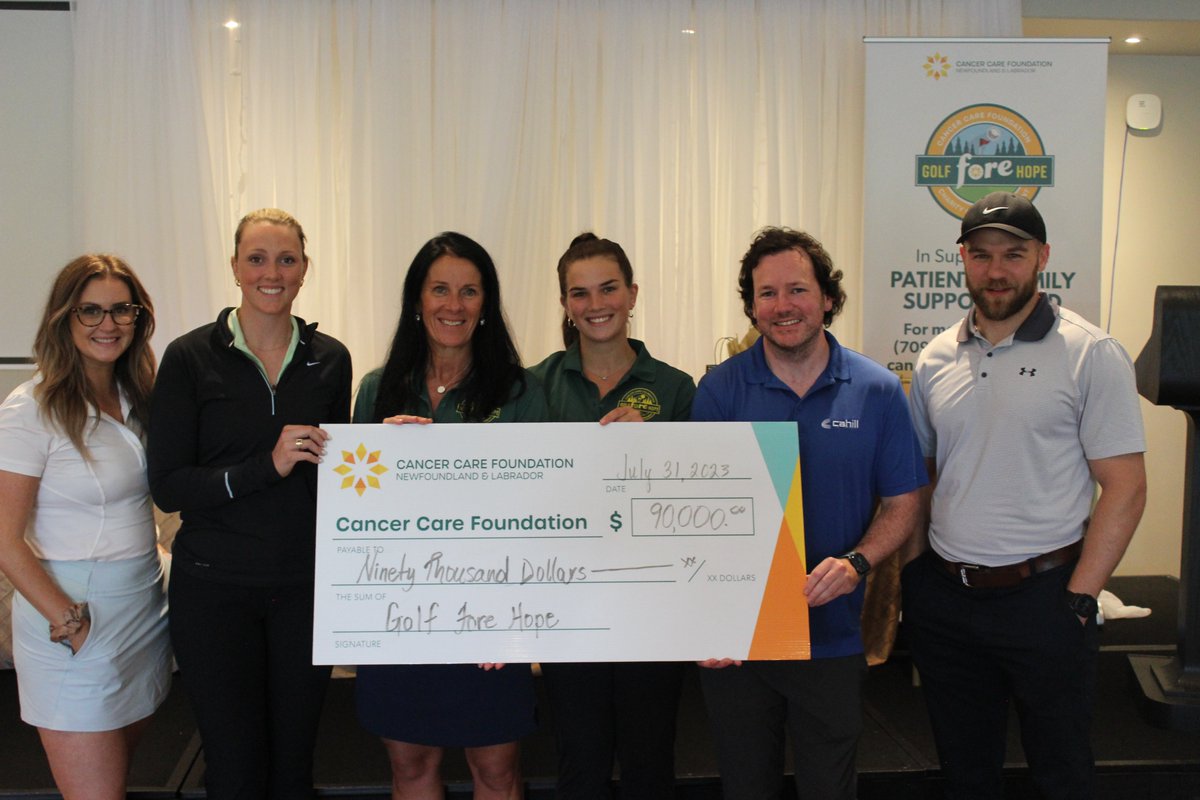 Cancercarefdn's tweet photo. Thank You Everyone!
We want to say thank you one more time to everyone who teed it up with us at our first annual “Golf Fore Hope” event! We’d like to give a special thank you to Glendenning for their amazing hospitality and to our presenting sponsor, Akita Equipment! https://t.co/U5id7GBs1m