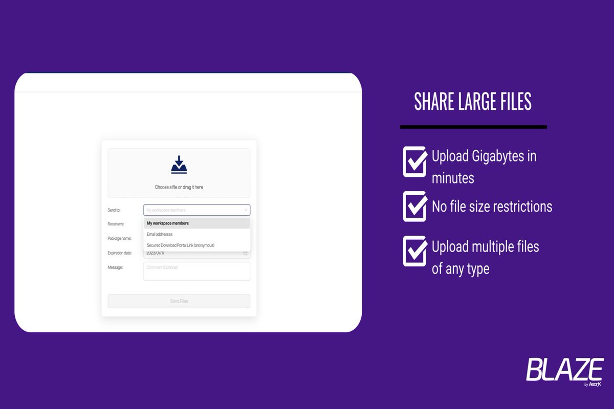 blaze_quantum1's tweet photo. Hi Everyone! 🙌

BLAZE Transfer has recently got its place at Crozdesk, do check it out and leave a review for other people speaking for B2B most secured file-sharing platform.

Here👉https://t.co/tJUzjw4uLO https://t.co/867oj7tzvr