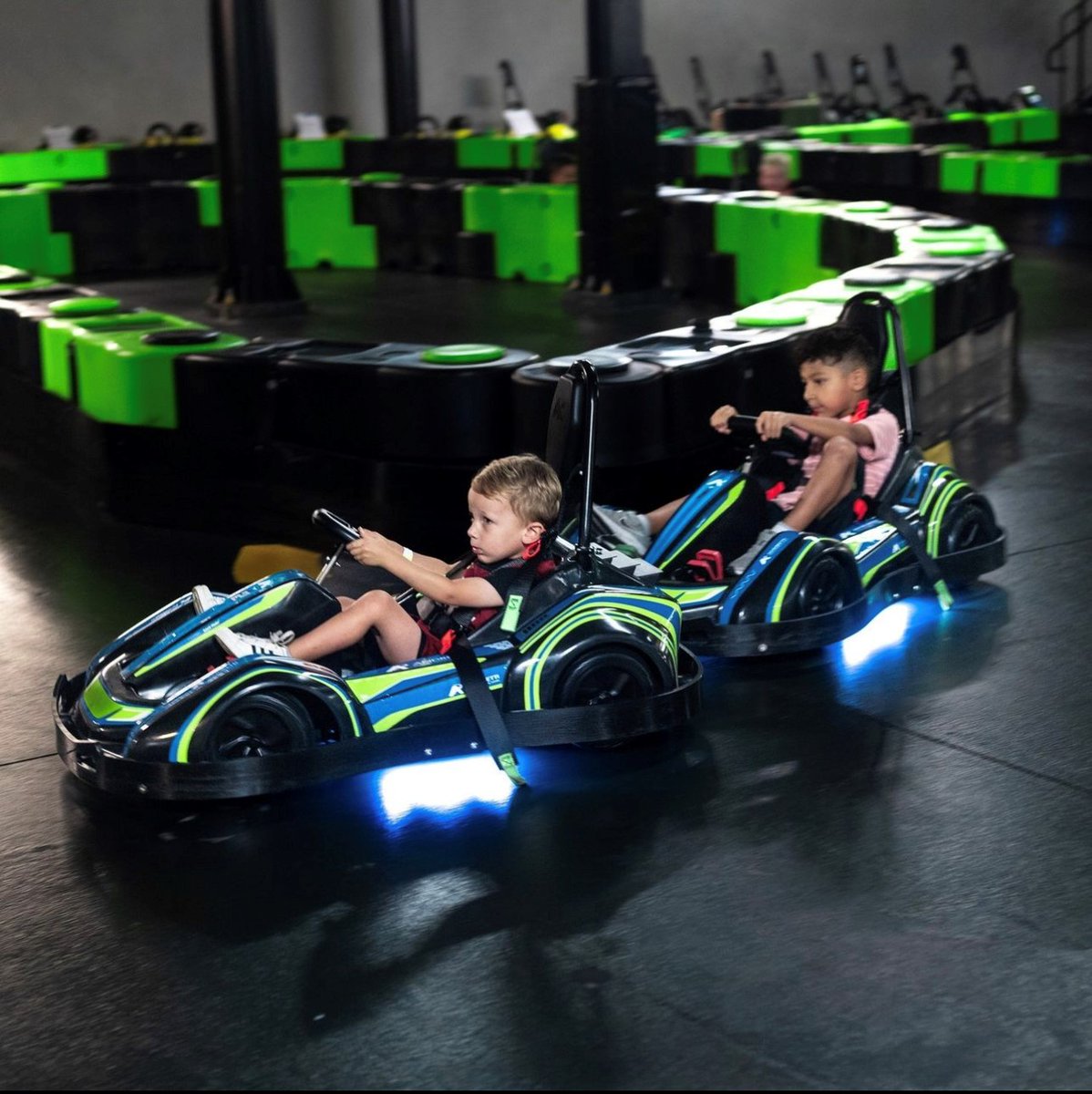 AndrettiKarting's tweet photo. At Andretti Indoor Karting &amp; Games we have racing options for even the smallest of drivers. Children as young as 4 years old and 36" tall (Max 90lbs) can drive on our Mini Mario Karts! #Andretti #Racing #GoKart #Karting #FamilyFun https://t.co/SnMpPQXMQX
