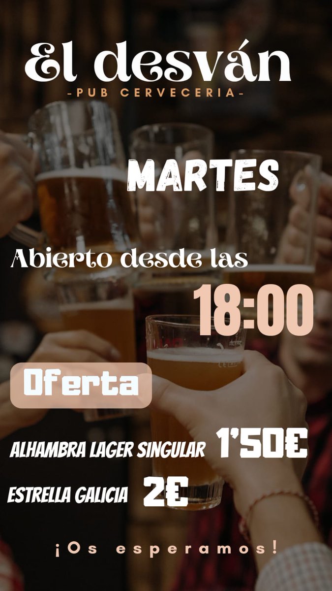 ElDesvanPub's tweet photo. Seguimos y con dos ofertas.
#desvan
#veranooviedo
#Verano2023 https://t.co/hph21YEUte