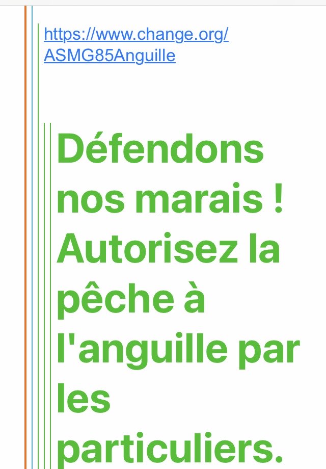 DenisRichardU2P's tweet photo. Aidez nous à faire annuler l’article 4 du décret du 9 Mars nous interdisant la pêche à l’anguille récréative. 
@asmg.de https://t.co/W16ZyzoAHS
