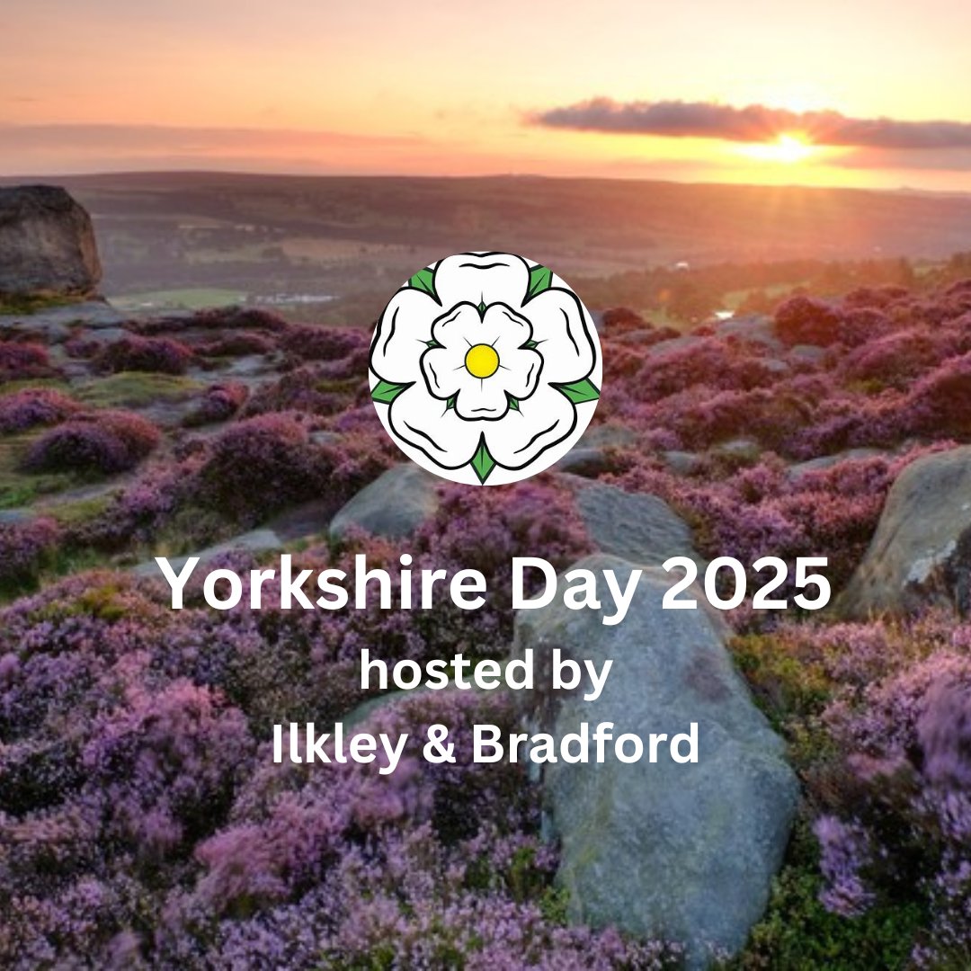 .@IlkleyBID has been working with @bradfordcouncil & are pleased to announce Ilkley & Bradford will co-host the official Yorkshire Day celebrations in 2025 during the UK City of Culture year. Aiming to make it the biggest and best #YorkshireDay ever! tinyurl.com/4wdfycyy