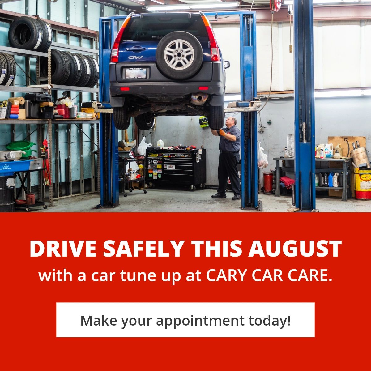 August is here, which means that road trip season is in full swing! From air conditioning to brake repair, we’ll set you up with everything you need to drive smoothly to your destination. ☀️ #CaryCarCare #CaryNC #DowntownCary #WeHeartCary #RaleighNC #RaleighBusiness #ApexNC
