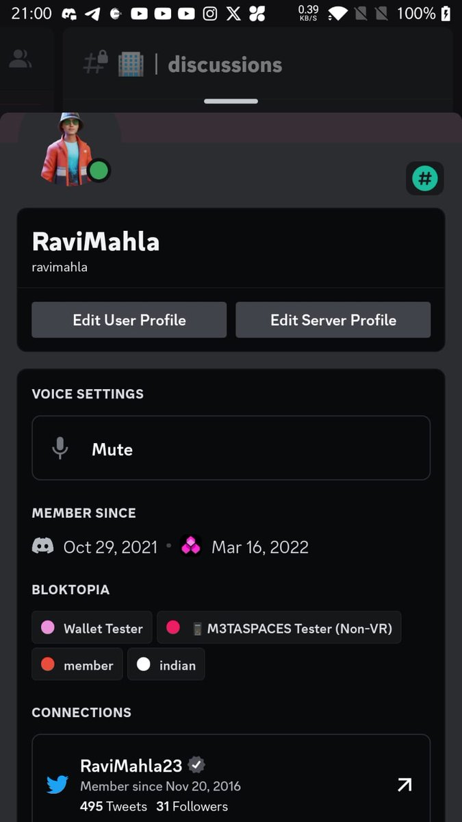RaviMahla23's tweet photo. @MrKalnin Got the new role... See you soon in the #Metaspaces @bloktopia https://t.co/6OMy8ksGCe
