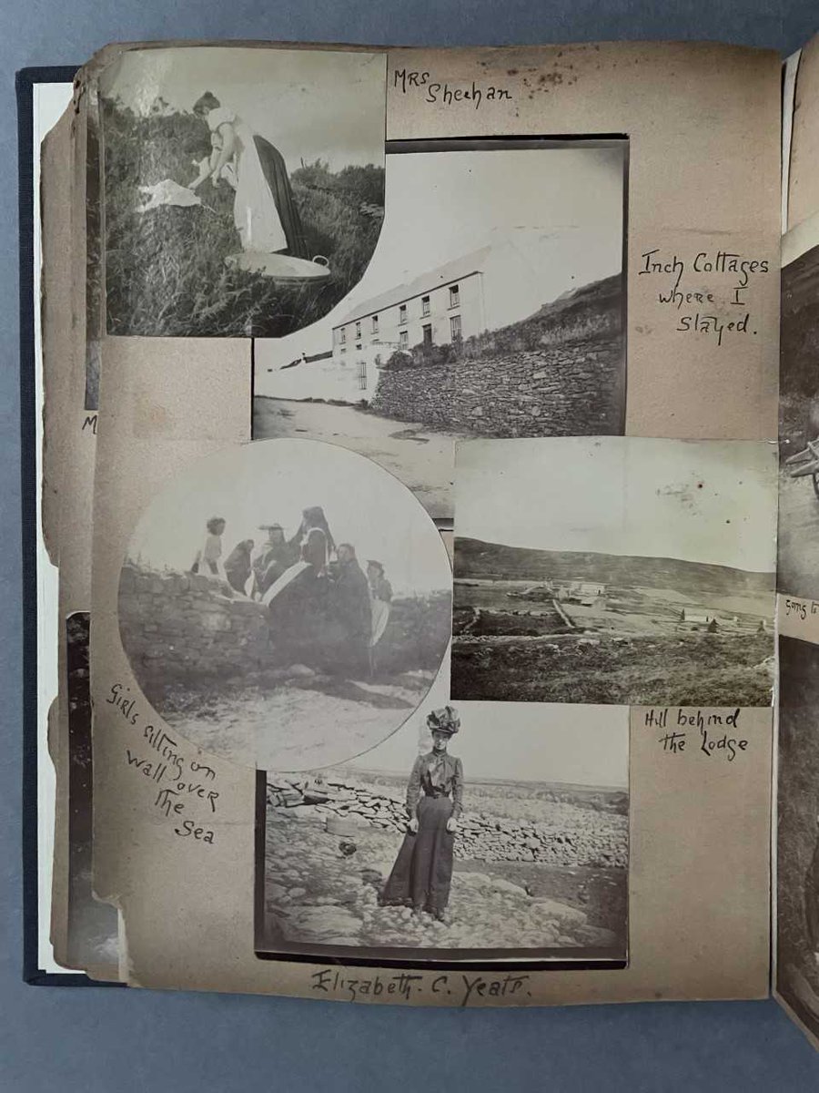 NLIreland's tweet photo. Last year we were delighted to acquire #ElizabethCorbetYeats photographic #album.
This fantastic album contains photos of both #Yeats sisters, their father #JohnButlerYeats and brother #JackButlerYeats and their extended family and friends on holidays, having picnics etc. https://t.co/IbZeQMcCkh