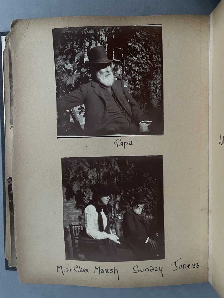 NLIreland's tweet photo. Last year we were delighted to acquire #ElizabethCorbetYeats photographic #album.
This fantastic album contains photos of both #Yeats sisters, their father #JohnButlerYeats and brother #JackButlerYeats and their extended family and friends on holidays, having picnics etc. https://t.co/IbZeQMcCkh