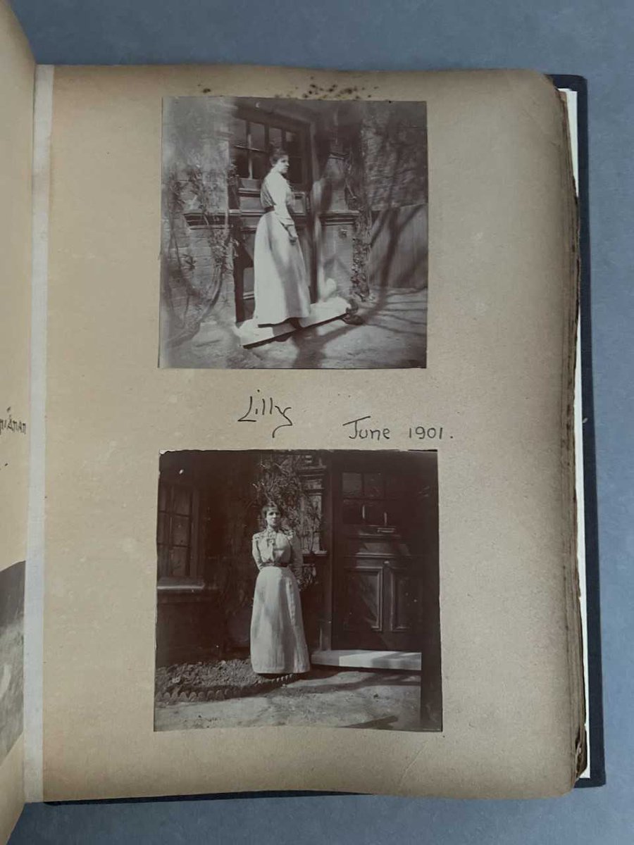 NLIreland's tweet photo. Last year we were delighted to acquire #ElizabethCorbetYeats photographic #album.
This fantastic album contains photos of both #Yeats sisters, their father #JohnButlerYeats and brother #JackButlerYeats and their extended family and friends on holidays, having picnics etc. https://t.co/IbZeQMcCkh