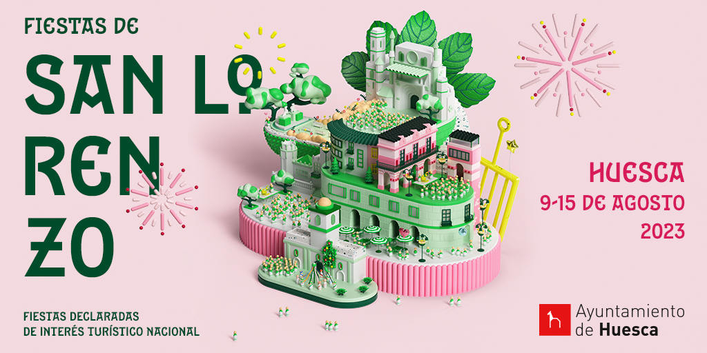 Huescaturismo's tweet photo. ¡Las fiestas de Huesca ya están aqu��! 🤍💚

Del 9 al 15 de agosto celebramos las fiestas de San Lorenzo🥳

La ciudad se tiñe de blanco y verde, y los balcones se llenan de albahaca, la planta que representa estos días festivos🪴

🌐https://t.co/6zHktzNAkp

#huesca #sanlorenzo2023 https://t.co/zeCQjpEf4p