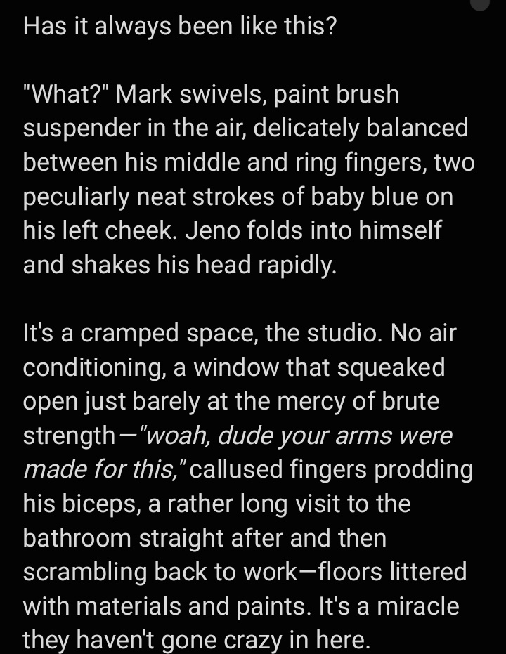 vampyoit's tweet photo. realizing my fave genre of anything ever is smitten jeno + dumbass mark - look at this draft I found https://t.co/huyLBmp1pg