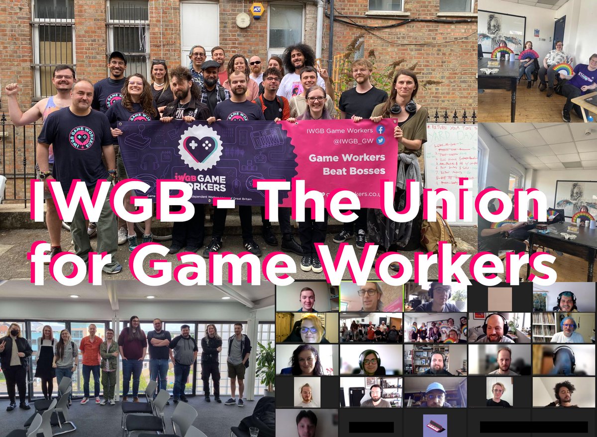 Highlights from our 2023 Annual General Meeting - the largest meeting of unionised game devs in the UK so far! ✊🧵1/6