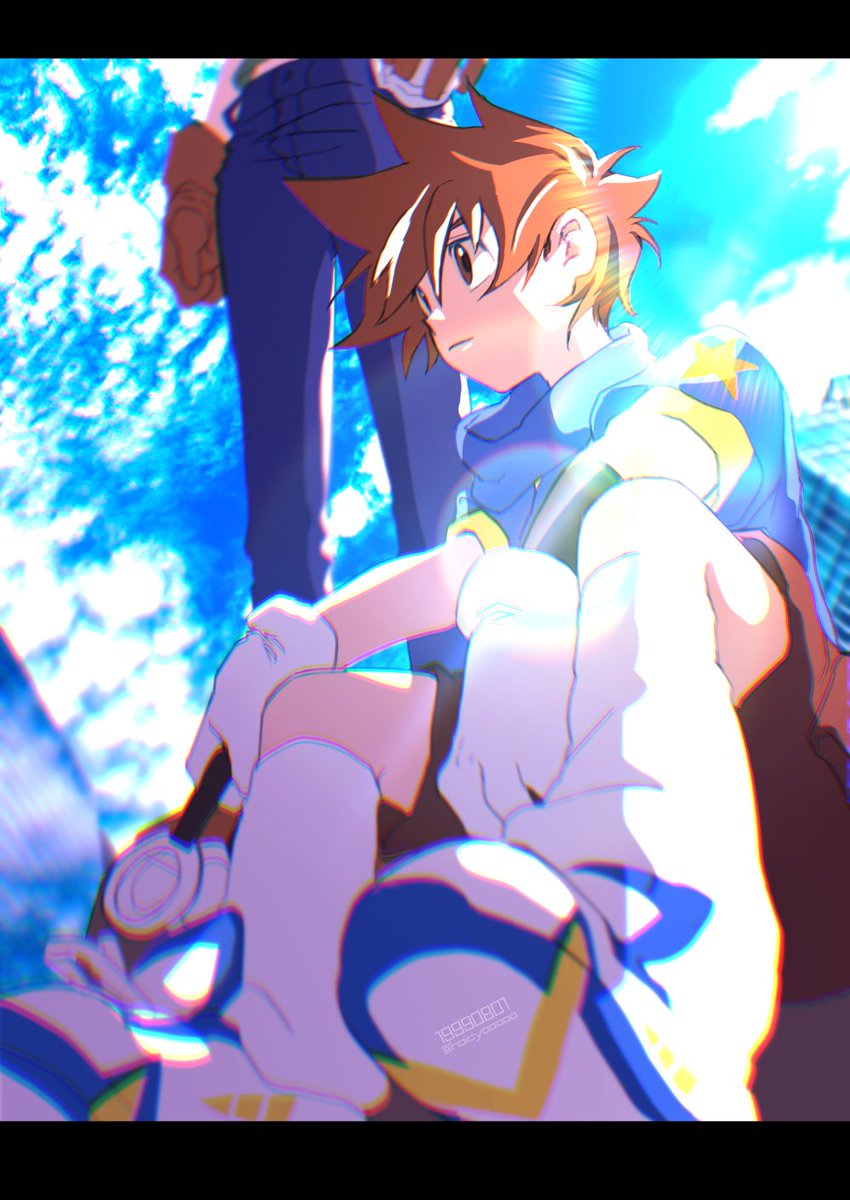 「うおおお遅刻ゥゥ!!!! #8月1日メモリアル2023」|85(8ω8*)のイラスト
