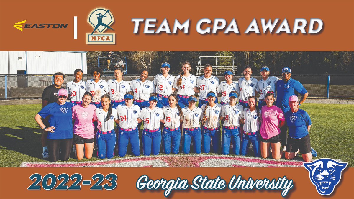 🚨 AWARDS ALERT: Congrats to the nearly 8⃣3⃣0⃣0⃣ collegiate players who earned <a href="/EastonFastpitch/">Easton Fastpitch</a> / NFCA All-America Scholar-Athlete honors this season.

Kudos to <a href="/GSU_Softball/">GSU Softball</a> for posting the highest team GPA across all collegiate divisions.

🔗 nfca.org/divnews/genera…