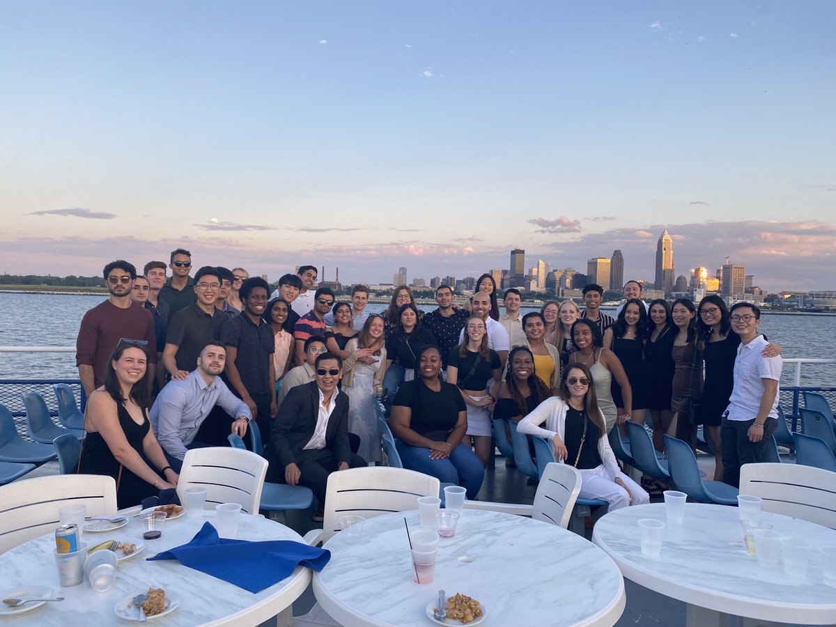 Over the weekend, some of our students had the pleasure of attending the 29th annual Cleveland Clinic Goodtime Cruise hosted by the @ClevelandClinic Alumni Association! #MedEd #Medicine #MedSchool #Social #Cruise #LakeErie #Fun #Cleveland #Students