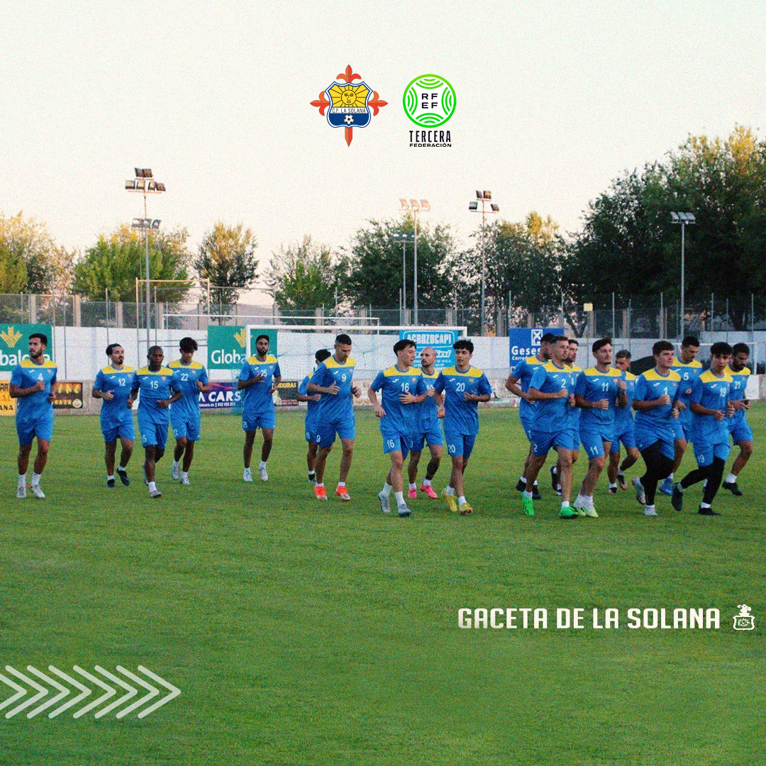 Cflasolana's tweet image. ¡Así entrenaban nuestros chicos en el día de ayer! 

⚽️ Primer entrenamiento exitoso, nos preparamos para el partido del Sábado día 5/08 contra el Manchego. ¡Te esperamos!

📸 Muchas gracias a Gaceta de La Solana por las fotografías.

#CFLaSolana #entrenamiento #TerceraRFEF