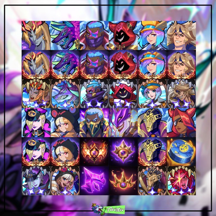 TwisterLoL3's tweet photo. Estos son todos los iconos disponibles durante el evento Soul Fighter.

----------------------------------------
#LeagueOfLegends #RiotGames #League_Of_Legends #LOL #Temporada2023 #league #LeagueOfLegendsart #SOULFIGHTER https://t.co/OsD8DXOFZK
