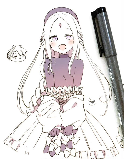 アビーちゃんラクガキ  #FGO  #FGO8周年  #FGO夏祭り
