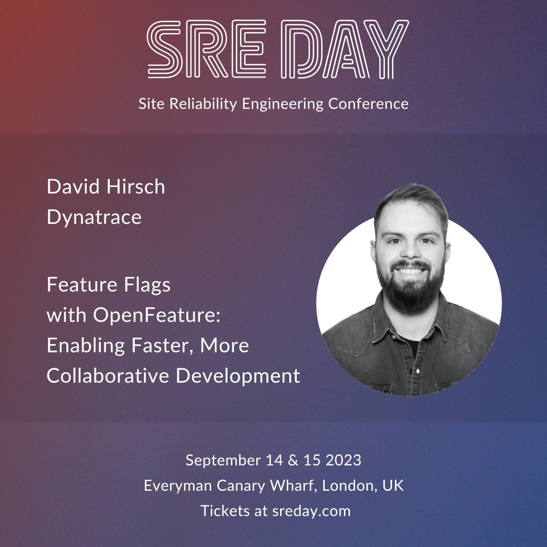 conf42com's tweet image. 💡Unleash the power of feature flags and experience the seamless collaboration of OpenFeature to accelerate your development process with @DavePeterH!💪

🔗Register! 💻 checkout.eventcreate.com/sreday/select-…
🌐sreday.com
😎Get 25% off: CONF42
#FeatureFlags #OpenFeature #sre #sreday