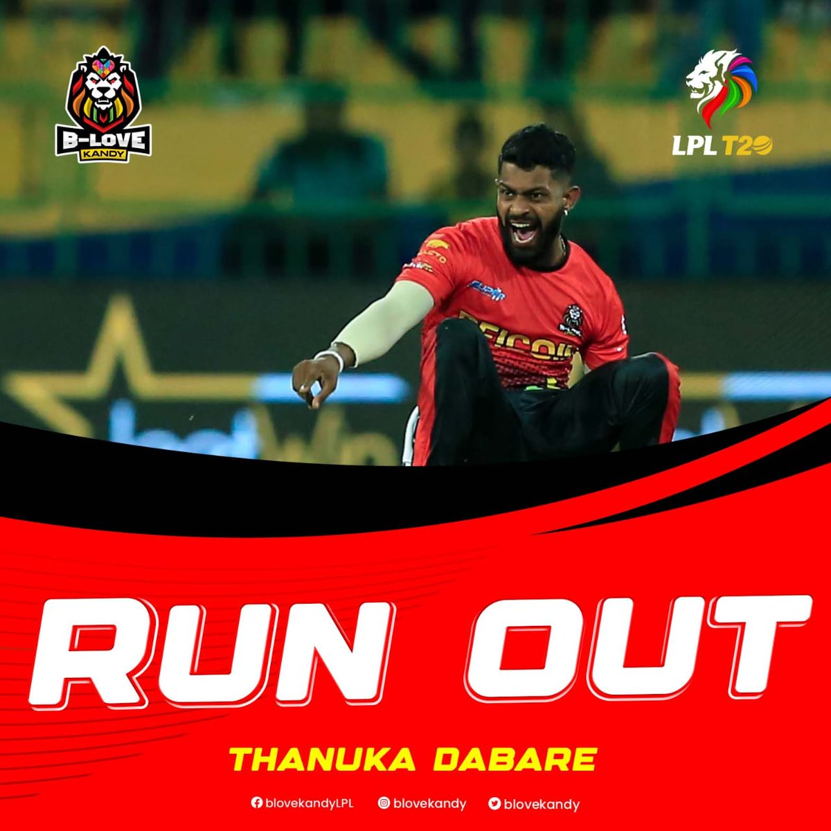 BLoveKandy's tweet photo. ๐ฅShakib Al Hasan Run Out by Thanuka
#BLoveKandy #LPLT20 #LPL2023 #LPLLive #GalleTitansย #BLoveNetwork https://t.co/ylNS3MbF3i