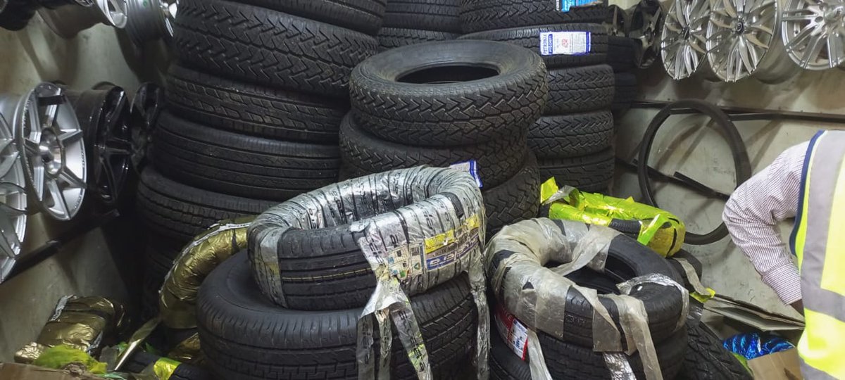 UNBSug's tweet photo. #EarlierToday
UNBS kicked off an operation against substandard pneumatic tyres on the market.
This follows recent public complaints and increased accidents attributed to tyre failure.
#QualityTyres
#QualityEverywhere https://t.co/Fr2pInxPVW