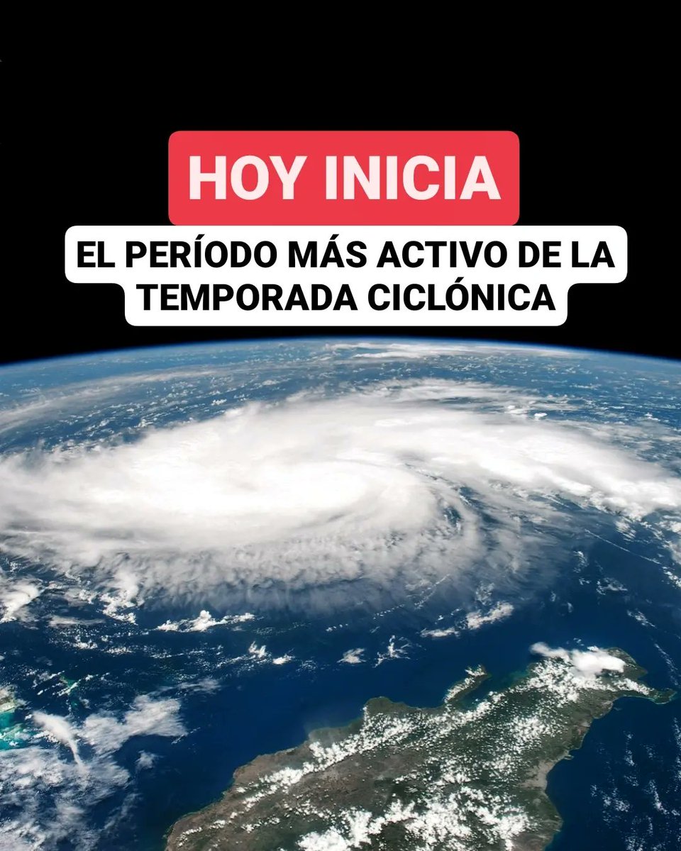 JeanSuriel's tweet photo. 🔴🔴ALERTA🔴🔴
Ya inicia agosto, el primer mes de un período muy activo de la temporada ciclónica en el Atlántico que se extenderá hasta finales de octubre: en la historia se cuentan los huracanes más destructivos desarrollos en estos tres meses.

⚠️De ahora en adelante, las onda tropicales que salgan desde África encontrarán condiciones muy favorables para fortalecerse inmediatamente hagan contacto con el océano caliente.

⚠️Se le llama temporada de Cabo Verde debido a que es en el archipiélago del mismo nombre, al oeste de las costas africanas, que empiezan a desarrollarse como ciclones tropicales.

🔴El riesgo significativo de formación de tormentas y huracanes intensos se debe a que las aguas de todo el Atlántico tropical presentan temperaturas entre 27°C y 31°C, el principal combustible de estos fenómenos atmosféricos.

⚠️Para República Dominicana, el riesgo de impacto de las tormentas y huracanes va desde el 15 de agosto hasta el 31 de octubre.

🔴Por el momento, solo hay dos disturbios atmosféricos en el Atlántico norte, ninguno de ellos representa peligro para la región del Caribe.

☑️ https://t.co/WlQFg167bk 
➡️ @AgendaClimatica 
▶️ https://t.co/OBEFwksFsW