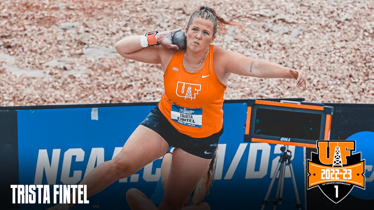 #𝟏 | 𝐓𝐫𝐢𝐬𝐭𝐚 𝐅𝐢𝐧𝐭𝐞𝐥 | 𝐓𝐫𝐚𝐜𝐤 &amp; 𝐅𝐢𝐞𝐥𝐝

Taking the top-spot on the list of individual performances is Trista Fintel!

Fintel won a National Championship in the shot put, establishing herself as a top thrower in the country.

🔗: athletics.findlay.edu/sports/track/2…