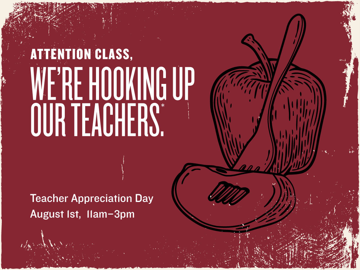 🍽️ Attention Austin ISD Educators &amp; Staff! 🍎 Join us at Jack Allen's Kitchen on August 1st, 11am-3pm for a free dine-in lunch as a token of appreciation. Teachers always get 10% off too! #TeacherAppreciation #JackAllensKitchen #AustinISD #WeAreAISD