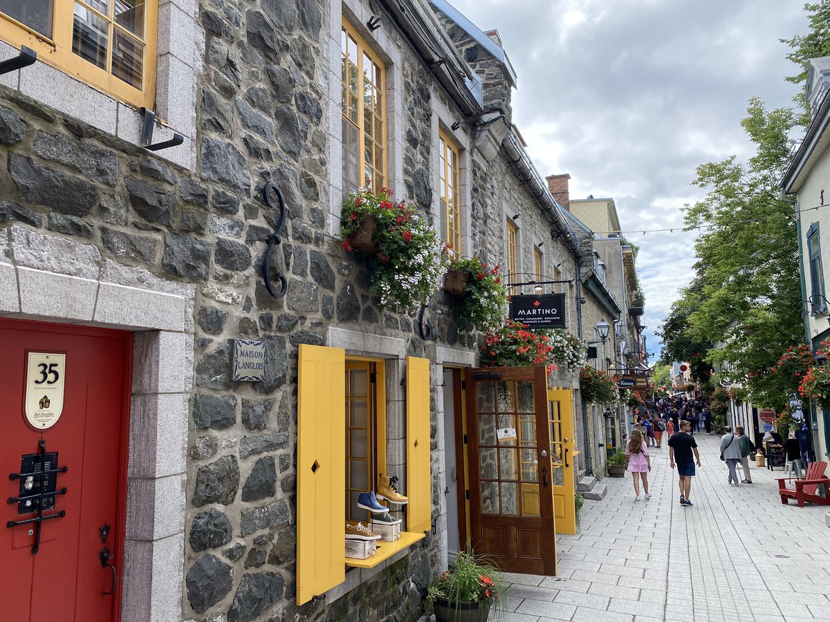 Quebec City gives off a European city vibe. Totally digging it.