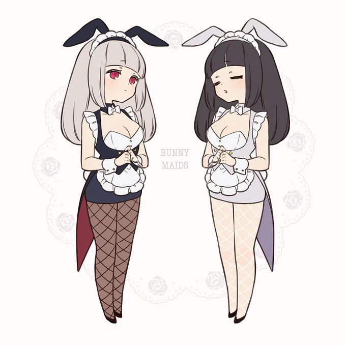 #バニーの日 バニー×メイド服