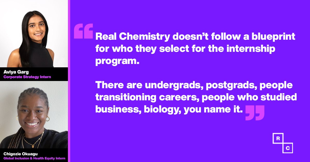 RealChemistry_'s tweet photo. Every summer we look forward to welcoming interns from all backgrounds to experience #LifeatRealChem. And while goodbyes can be hard, we’re proud of all they’ve learned and taken away from this experience. #RealChemIntern
https://t.co/Xfx0egAgbA https://t.co/b3m9NLjV15