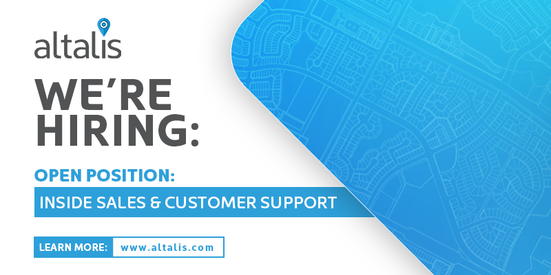 📢 Join our dynamic team at Altalis! We're hiring an Inside Sales & Customer Support Representative. If you love delivering exceptional customer experiences and have a passion for geospatial technology, apply now: altalis.com/careers 🖱️ #YYCJobs #AlbertaJobs #GeospatialJobs