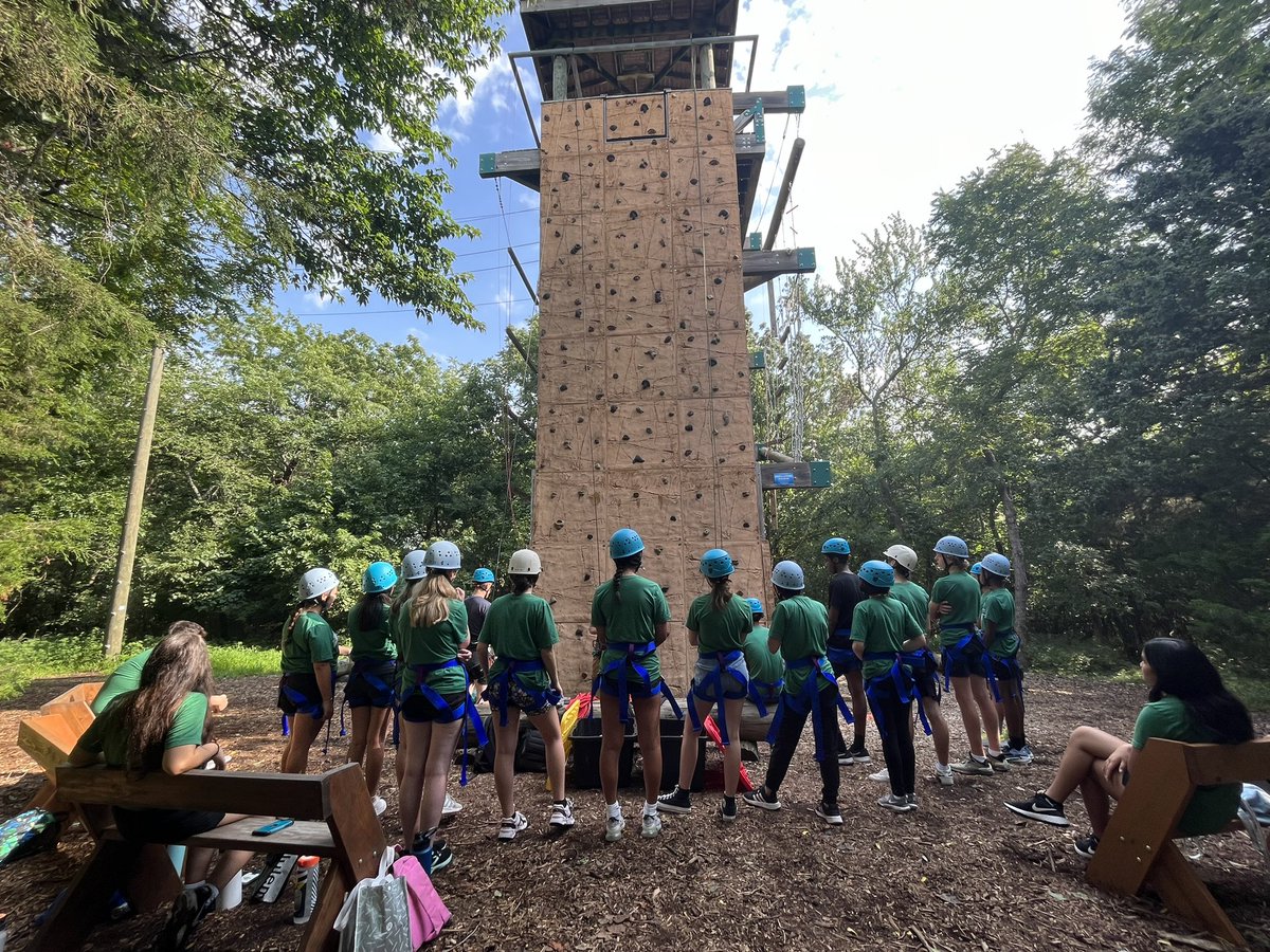 OlatheBusFin's tweet photo. We are out at TimberRidge Adventure Center with our incoming Class of 2027 BFA students. So much fun! @Olathe21st @OlatheSouthHS #southsidepride #classof2027 https://t.co/209pCFmC0O