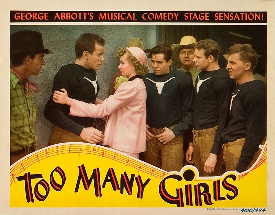 Here for #LucilleBall and #RichardCarlson in #TooManyGirls (1940)! Happy #SummerUnderTheStars!! #TCMParty