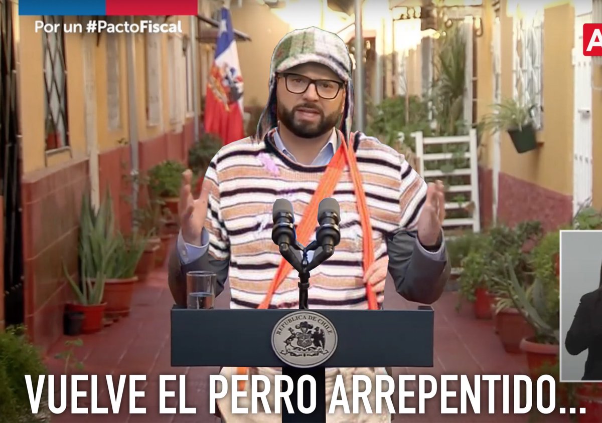 Rodrigo16427424's tweet photo. El #MerluzoPoeta

Vuelve el perro arrepentido
Con su mirada tan corrupta
El hocico partido
Y el Jackson entre las piernas https://t.co/VPybeYifhr