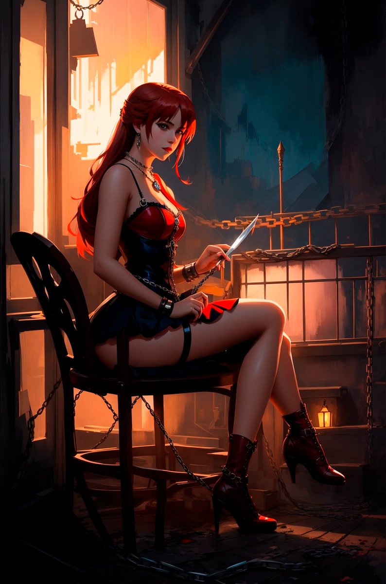 infinity_btc_'s tweet photo. Her senses blaze with the intoxicating rhythm of chaos.
Unpredictability is her art, and mystery is her attraction.
Darkness hides the truth, and danger whispers her name, "Demon of Control".
@3T_shootergame #TTTART https://t.co/J7qoC0SMbF