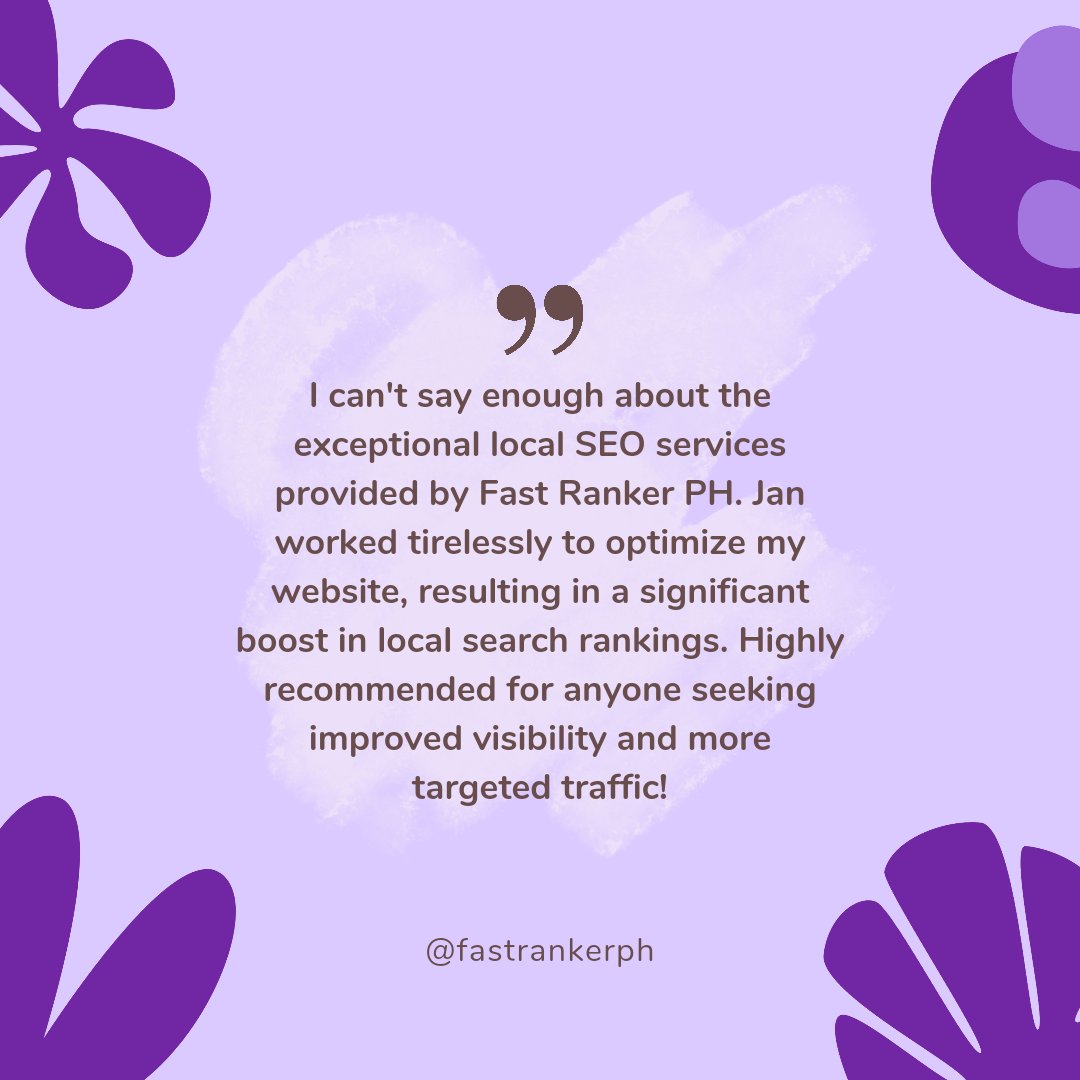 fastrankerph's tweet photo. I am delighted that my efforts have resulted in improved visibility and more targeted traffic for your website. I am committed to helping businesses like yours succeed in the competitive online landscape. https://t.co/Agr2WMldC8