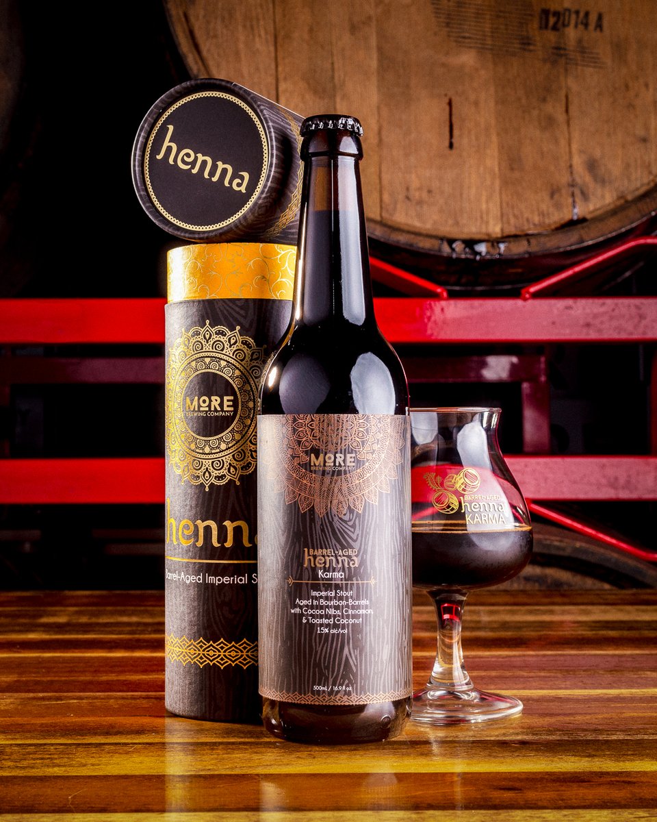 Beautiful day for a ✨ 𝓑𝓸𝓽𝓽𝓵𝓮 𝓢𝓪𝓵𝓮 ✨ Barrel-Aged Henna: Karma is available now for public sale and is still on draft! Limit 1 per person. On the shelves at all three locations. See ya soon! 🍻