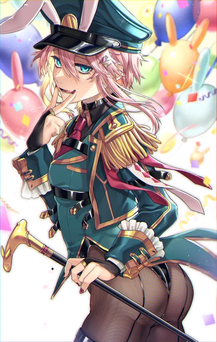 #バニーの日  お気に入りの軍服バニー