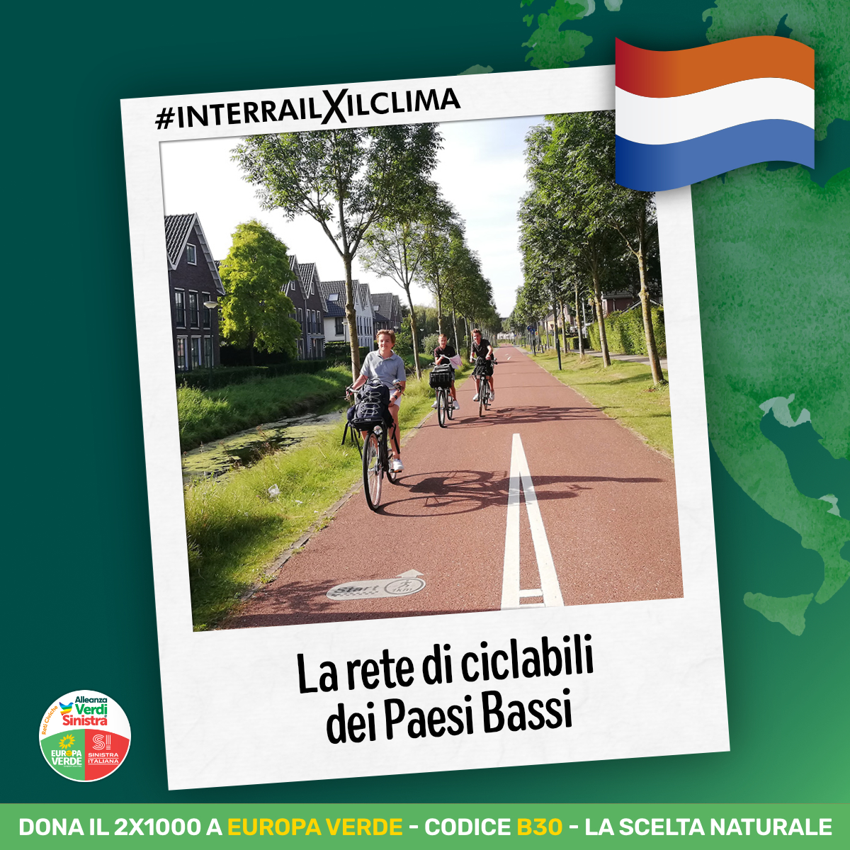 europaverde_it's tweet image. 🚲🌷 In viaggio con l'#Interrailxilclima nei #PaesiBassi! Oltre 35.000 km di ciclabili, dove le bici sono libertà e c'è rispetto per l'ambiente. Se loro possono farlo, perché non noi? 🚂
#28agosto