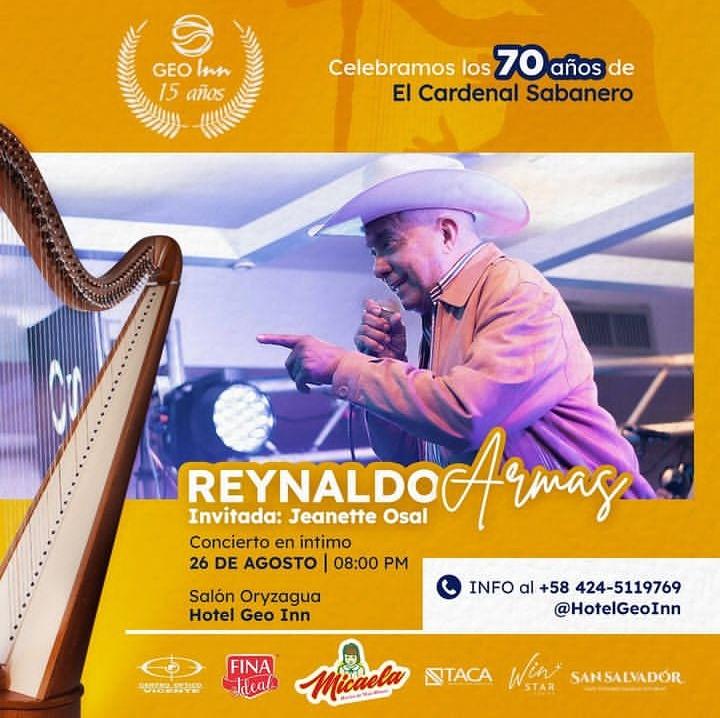 Y celebraremos con el Sr <a href="/reynaldoarmasve/">Reynaldo Armas</a>