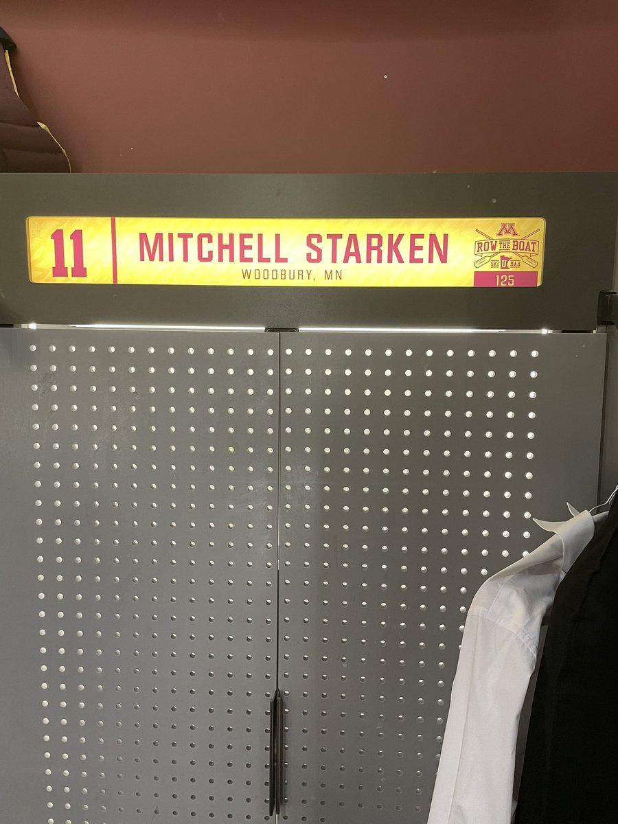 MNFBDEV's tweet photo. The Community Service HOWitzer for July 2023 is Jack DiSano.  He heading up the the leadership team for OUR IMPACT PLAYER Mitchell. 

Mitchell is holding out as he works on a big endorsement deal before he reports but his locker is ready for him!!!

@DisanoJack @GoTeamIMPACT https://t.co/GeaqN280Rf