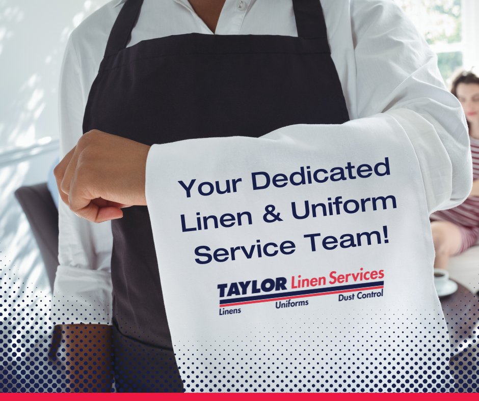When you join #TeamTaylorLinen, you're guaranteed high-quality products, superior value, and customer service that'll change the way you view linen, uniform, and dust control rental! Discover how we'll transform your business when you give us a call today. taylorlinenservices.com