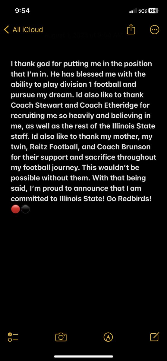 COMMITTED‼️ 
<a href="/FJReitzFootball/">Reitz Football</a> <a href="/AllenTrieu/">Allen Trieu</a> <a href="/adamgorney/">Adam Gorney</a> @RivalsCole @PitViperMediaIN <a href="/PrepRedzoneIN/">Prep Redzone Indiana</a> <a href="/IndianaPreps/">Indiana Preps</a>  @Rivals_Clint <a href="/IndyWeOutHere/">IndyWeOutHere ‼️</a> <a href="/RedbirdFB/">Illinois State Football</a> <a href="/Coach_Etheridge/">Harold Etheridge</a> <a href="/CoachK_Stew/">Kye Stewart</a>