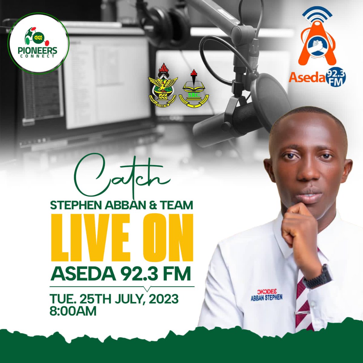 On Tuesday 25th July, 2023, at ASEDA FM 

It was just educative, informative and entertaining .
