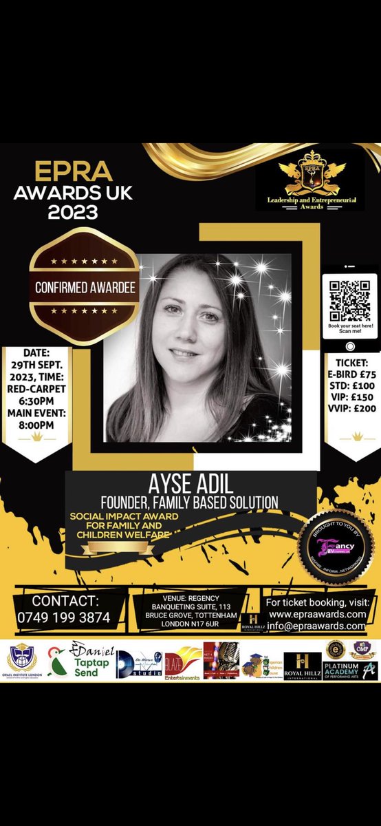 Feeling blessed to be confirmed as an awardee. 

Join us for an evening of celebration