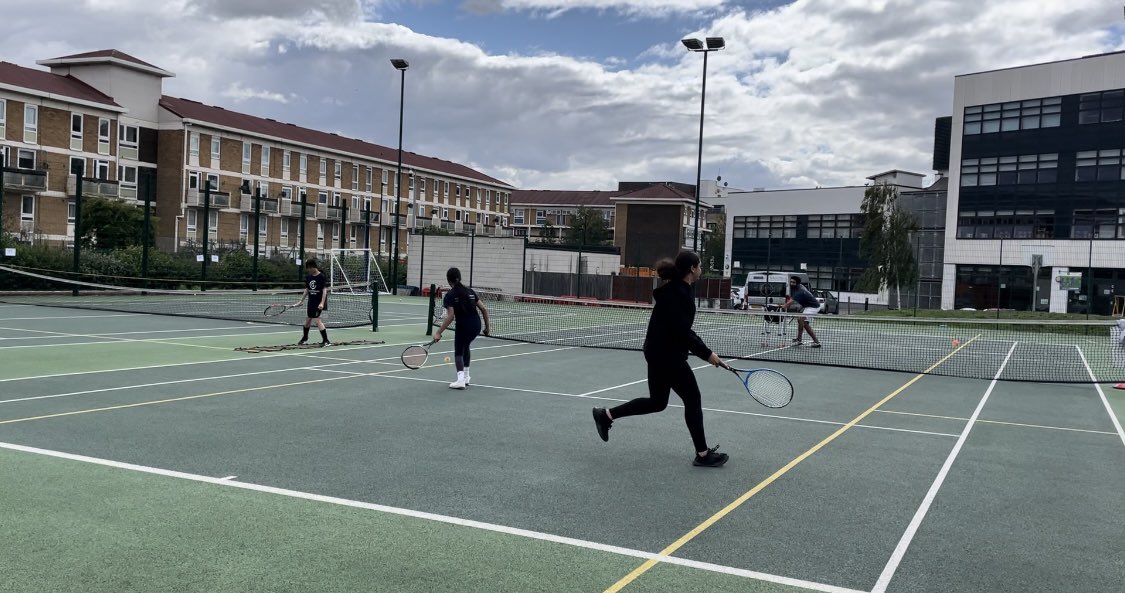 GH_Tennis_Chris's tweet photo. Had such a brilliant day with our tennis girls for our @GreenhouseSport Girlβs Tennis Festival! Weβve had tennis activities, running clinics, yoga and ice cream to finish! HUGE thank you to @_JoWard and @pure_ayo for their time inspiring our girls @StPaulsWayTrust πΎ#thesegirlsdo https://t.co/MGzgWnGQqx