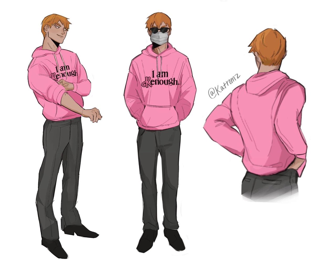Katromz's tweet photo. He’s Kenough🫶#mp100 #reigenarataka #BarbieTheMovie https://t.co/Lj6lUpqkQf