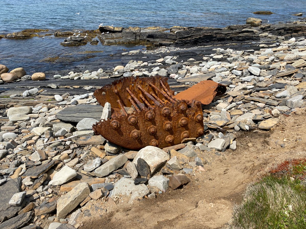 Harbourview_NL's tweet photo. Along the coast at #CapeAnguille you’ll see remnants of a #shipwreck .

Built in 1899, the Mareotis was wrecked in June 1900. 330ft British Cargo ship sailing QC to UK. No lives were lost.

#CodroyValley #HarbourviewCornerBnB #Codroy #ExploreNL #GoWesternNL https://t.co/99MLdKRWzW