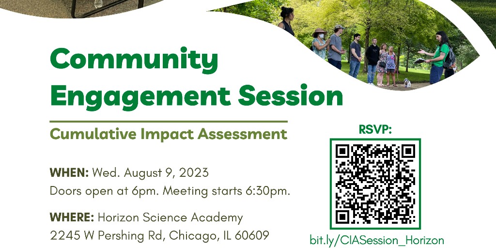 CEJN members and the City of Chicago are partnering to host a series of events in communities that have been disproportionately burdened by environmental exposure to raise awareness of the Cumulative Impact Initiative and seek additional community input.  Please join us!