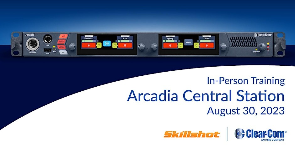 Vision2Mktg's tweet photo. Mark your calendars for Aug 30! Join us at Skillshot Media in Atlanta for @clearcomsystem's Arcadia Technical Training. Enhance your intercom skills in a fun and interactive environment. Register now! 📲https://t.co/ofidb7VCVQ

#broadcast #avtweeps #broadcasttechnology #ProAV https://t.co/8MuVbjPpVe