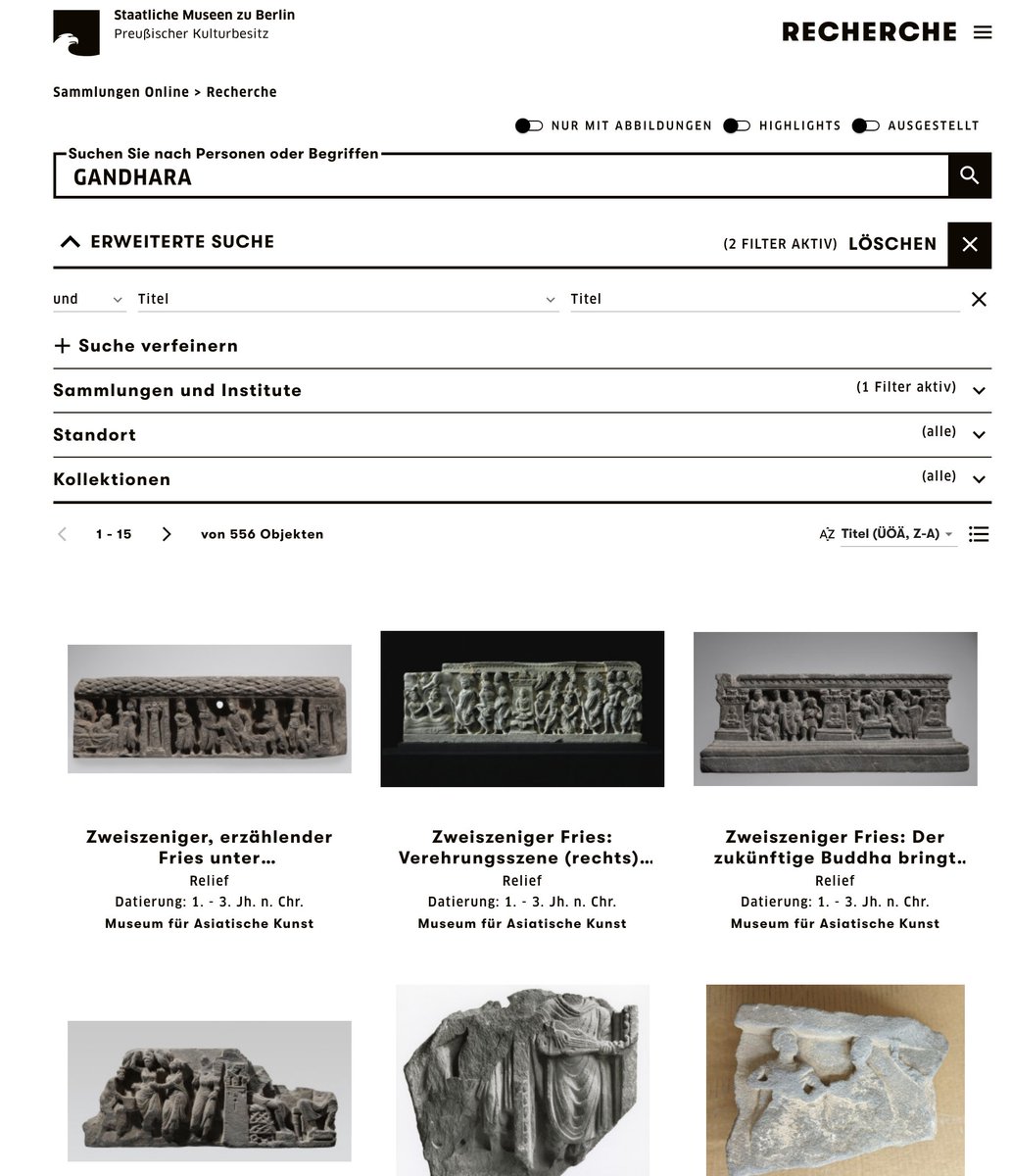 GandharaConnect's tweet photo. Amazing news from our colleagues in Berlin - the Gandhara collection of the Museum für Asiatische Kunst Berlin is now completely online. Most of the images with non-commercial CC licences and some of them even less restrictive CC BY-SA licences! @
https://t.co/LEm05Xfisq https://t.co/rfT1anDYWx